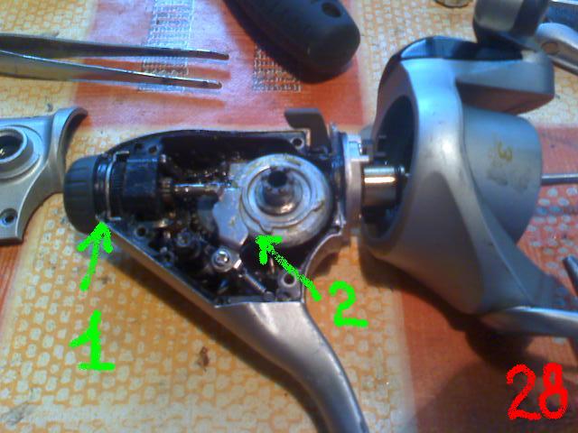 Hamulec kołowrotka, naprawa